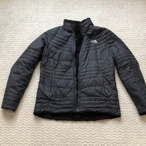 Black north face reversible coat!